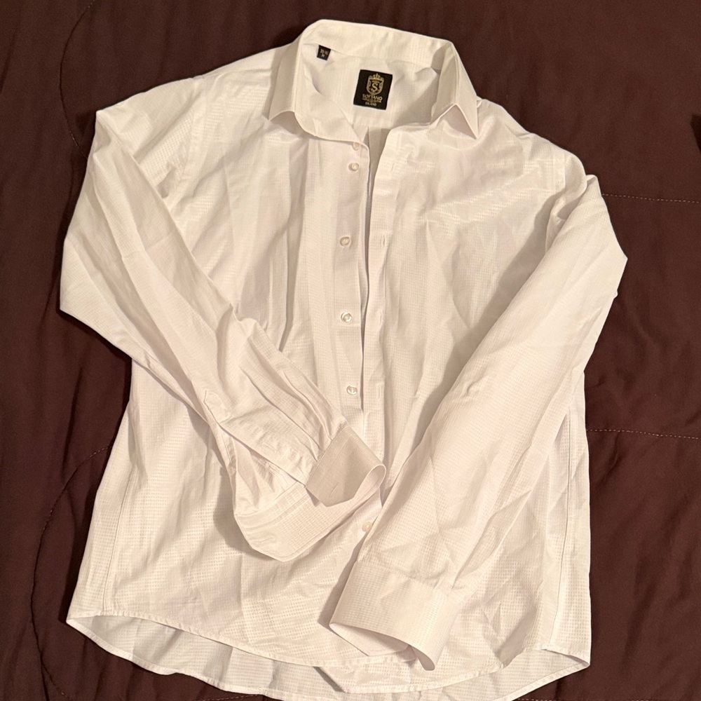 Milano Crisp White Dress Shirt